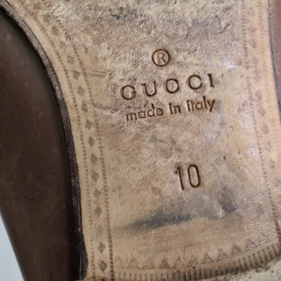 Gucci Horsebit Loafers Brown Men 10.5 Leather - Picture 14 of 16